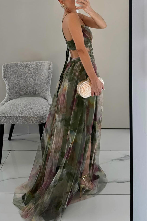 Luftiges Blumenkleid