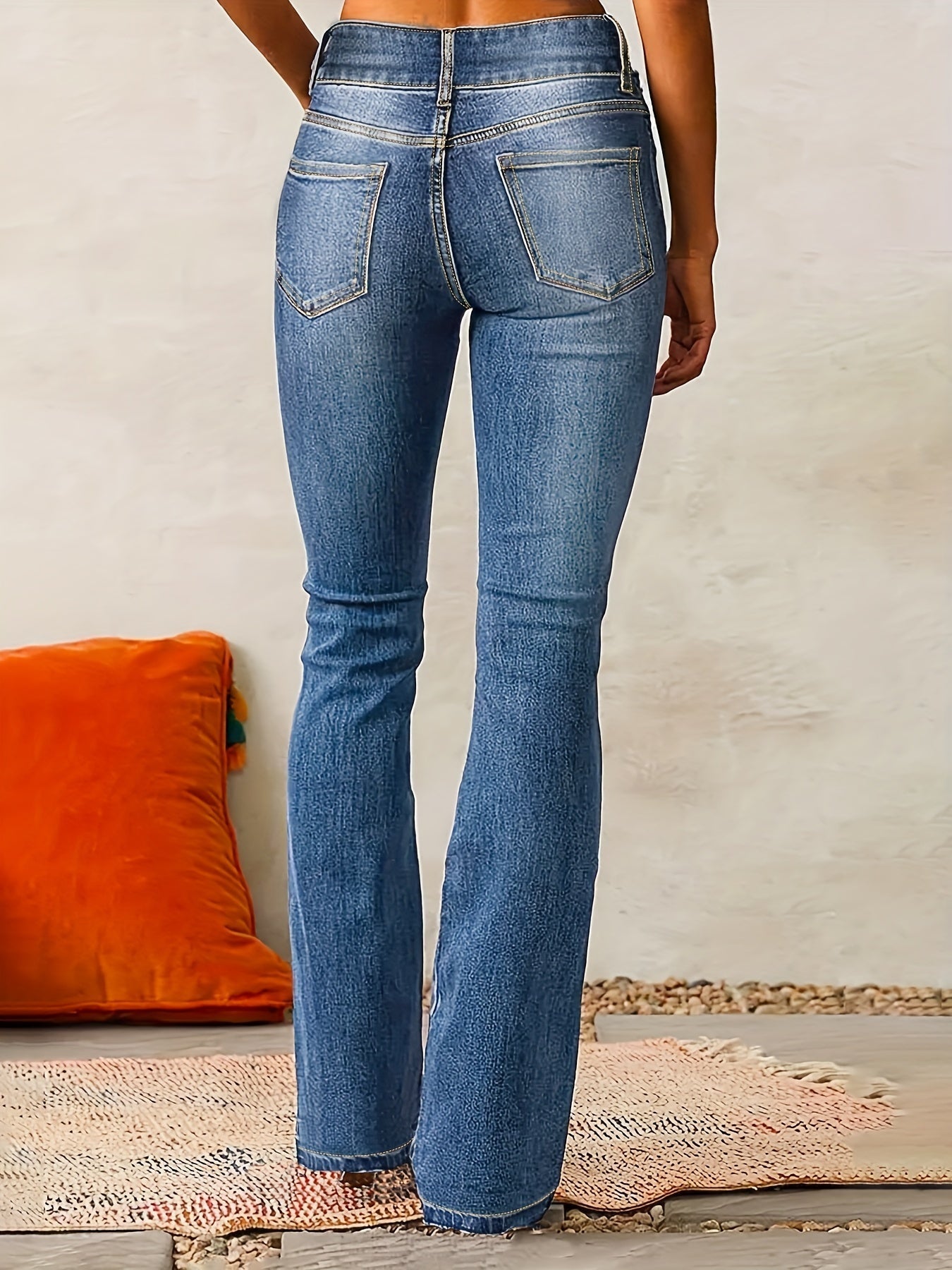 Apollo™ | Trendige High-Waist-Schlagjeans
