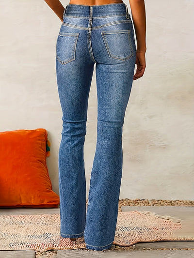 Apollo™ | Trendige High-Waist-Schlagjeans