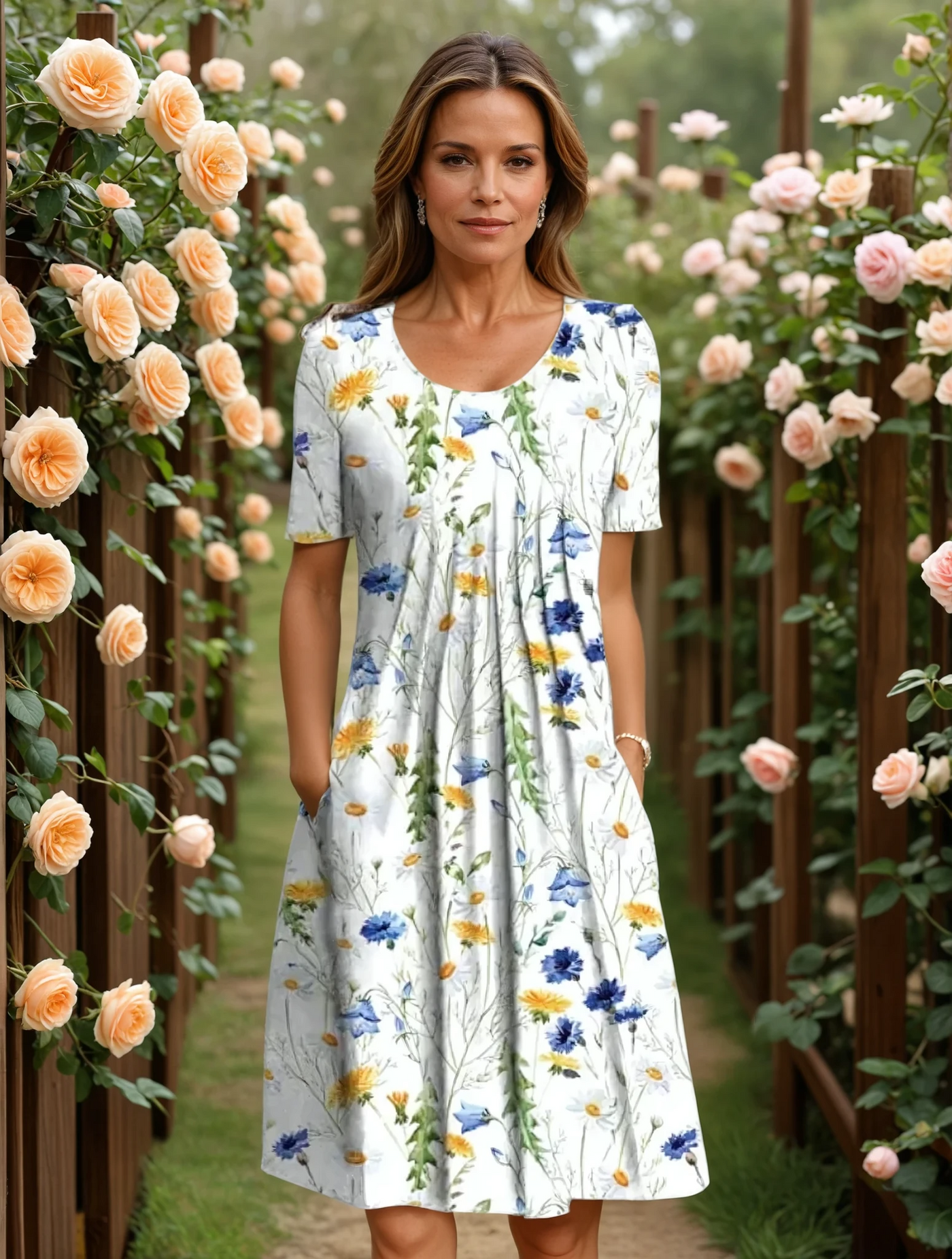 APOLLO VREA | SOMMERKLEID MIT BAUCHABDECKUNG