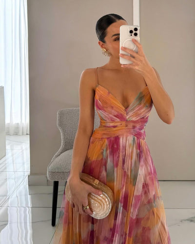 Luftiges Blumenkleid