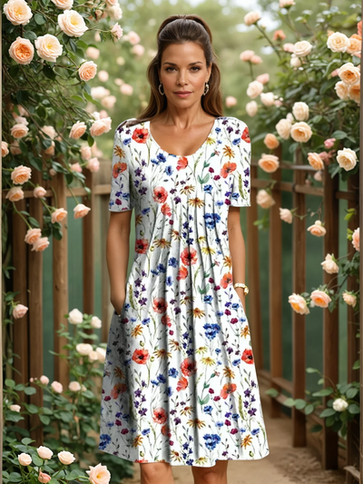 APOLLO VREA | SOMMERKLEID MIT BAUCHABDECKUNG