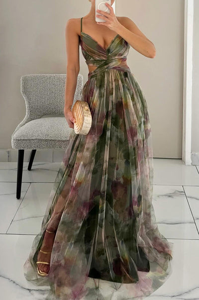 Luftiges Blumenkleid