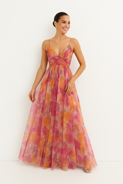 Luftiges Blumenkleid