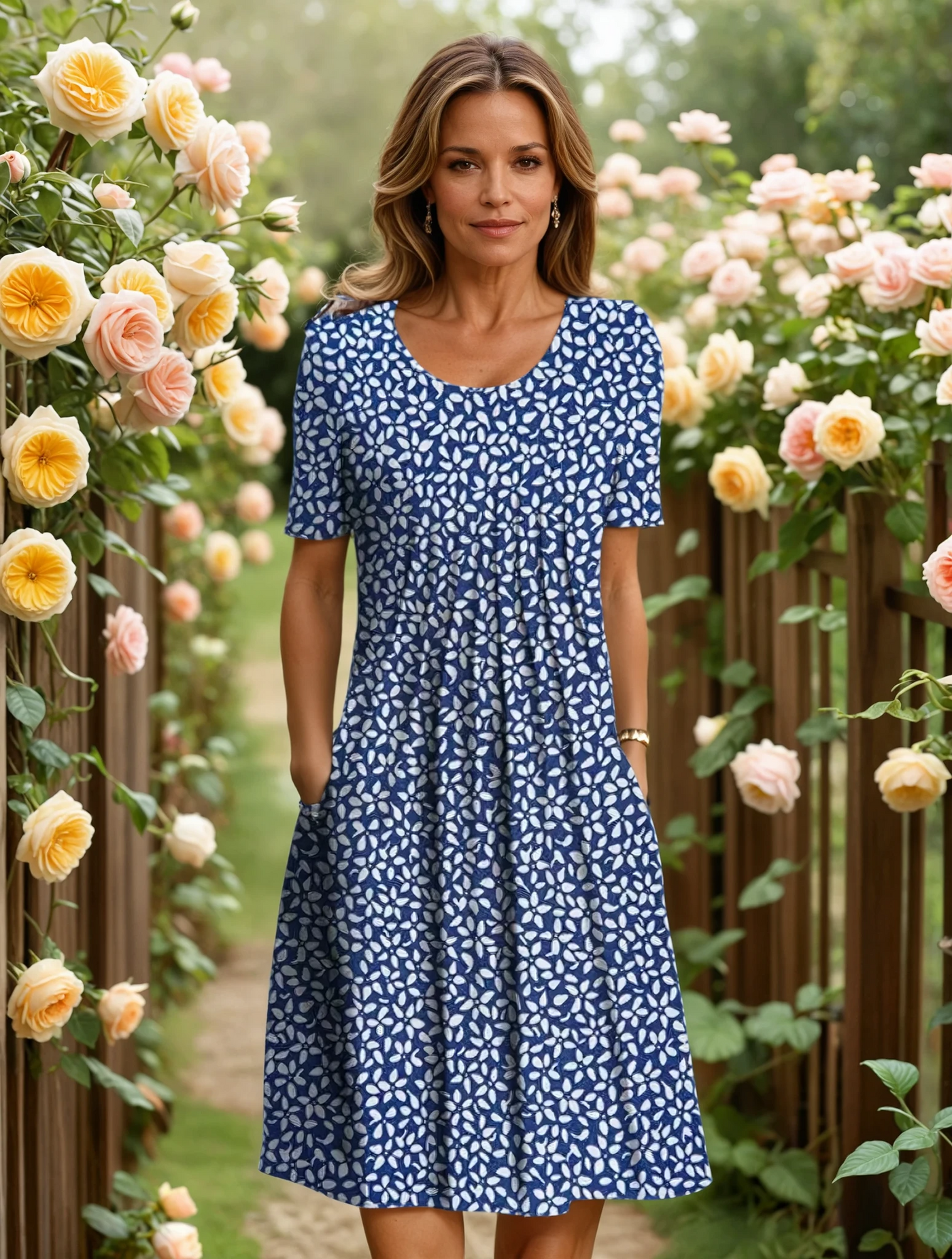 APOLLO VREA | SOMMERKLEID MIT BAUCHABDECKUNG