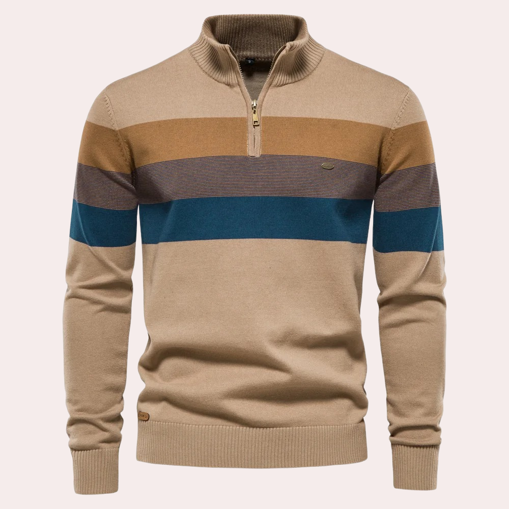 Apollo™ | Trendiger gestreifter Herrenpullover