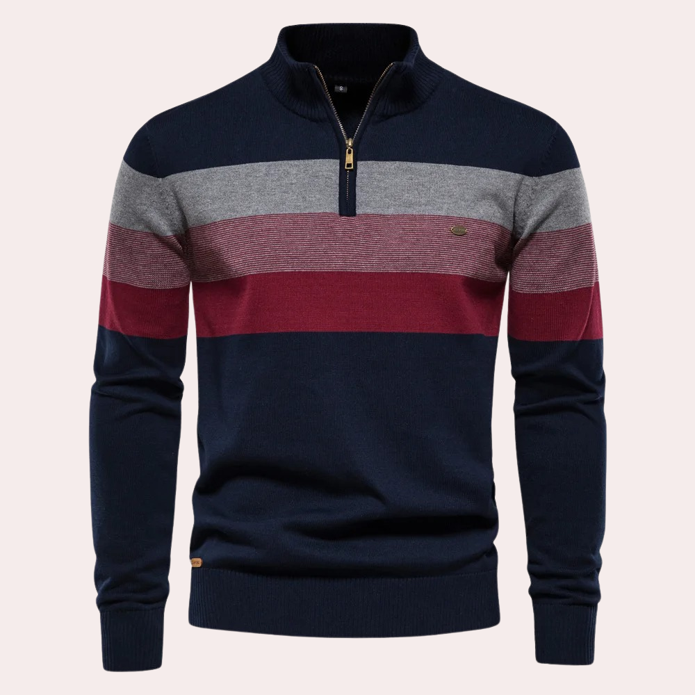 Apollo™ | Trendiger gestreifter Herrenpullover