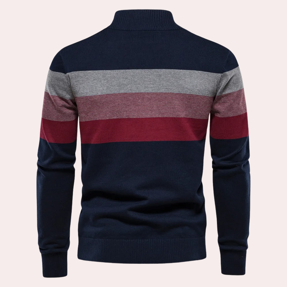 Apollo™ | Trendiger gestreifter Herrenpullover