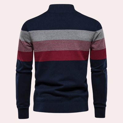 Apollo™ | Trendiger gestreifter Herrenpullover
