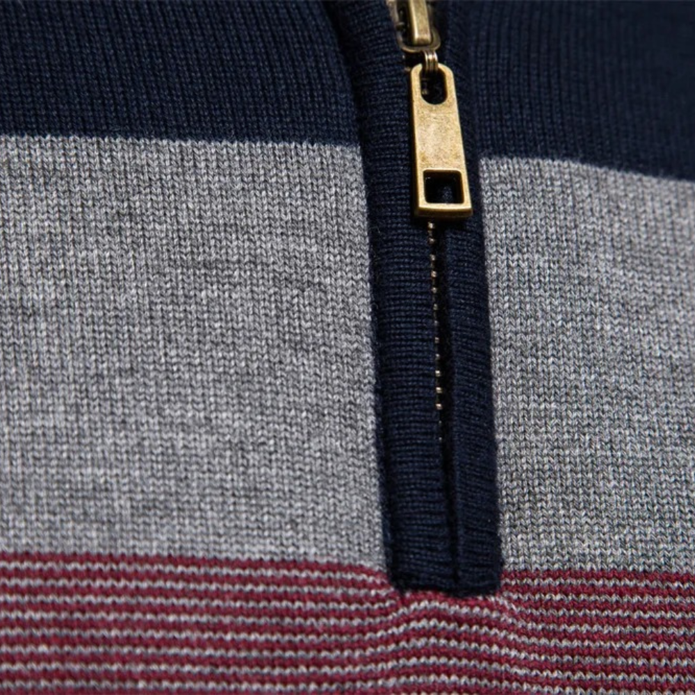 Apollo™ | Trendiger gestreifter Herrenpullover