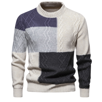APOLLO™ | Modischer Strickpullover mit Karomuster