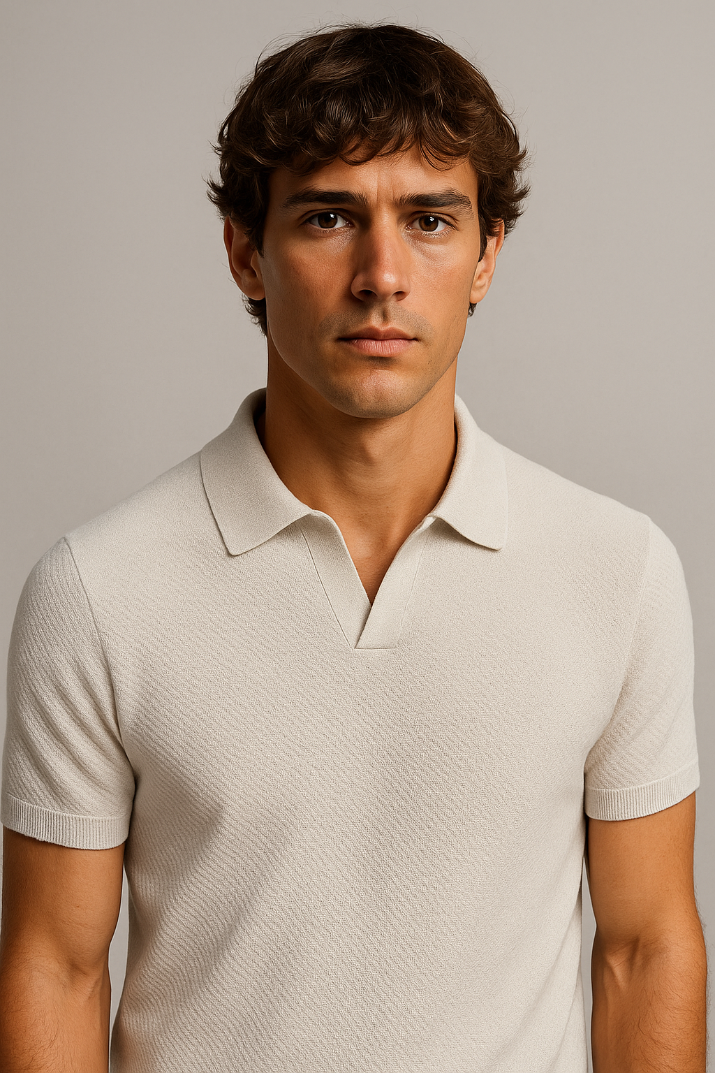 Ulrich | Strukturiertes Polo Shirt