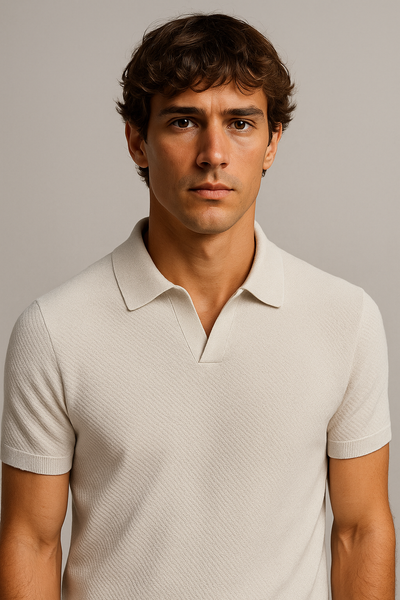Ulrich | Strukturiertes Polo Shirt
