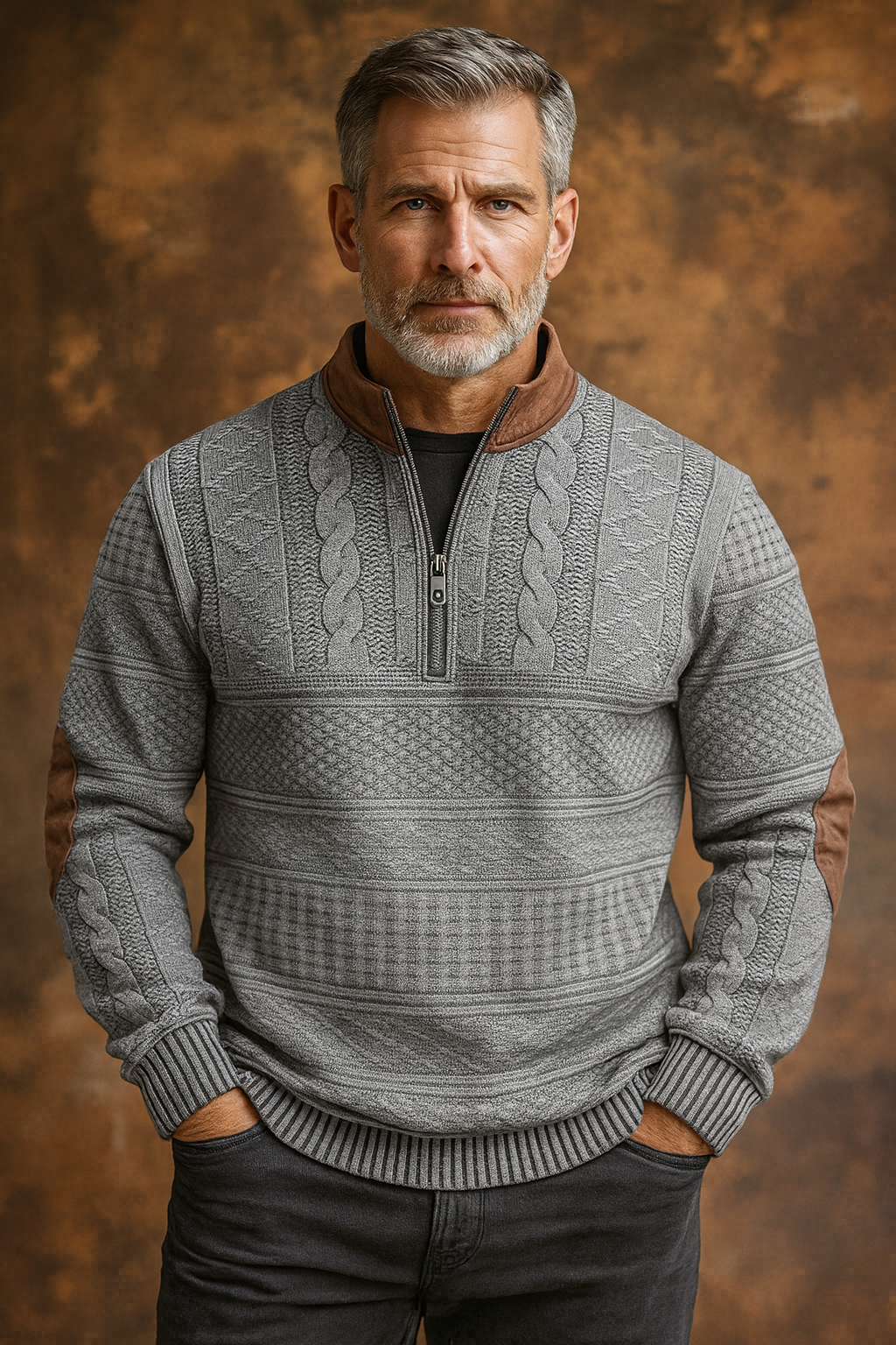 Apollo™ – Strickpullover mit Reißverschluss-Detail