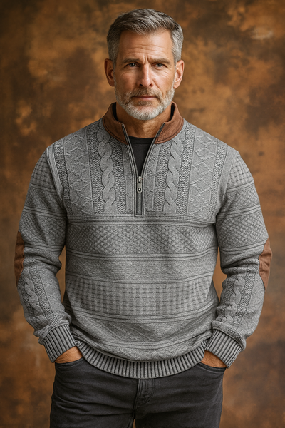 Apollo™ – Strickpullover mit Reißverschluss-Detail