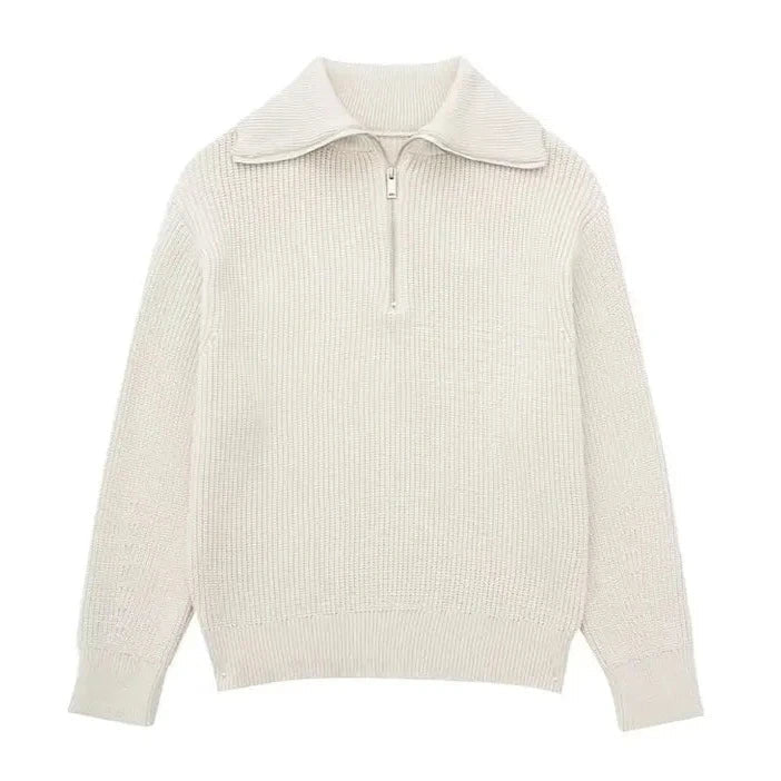 Apollo™ | Vintage gestreifter Zip-Pullover