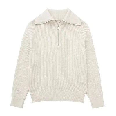 Apollo™ | Vintage gestreifter Zip-Pullover