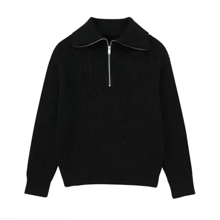 Apollo™ | Vintage gestreifter Zip-Pullover