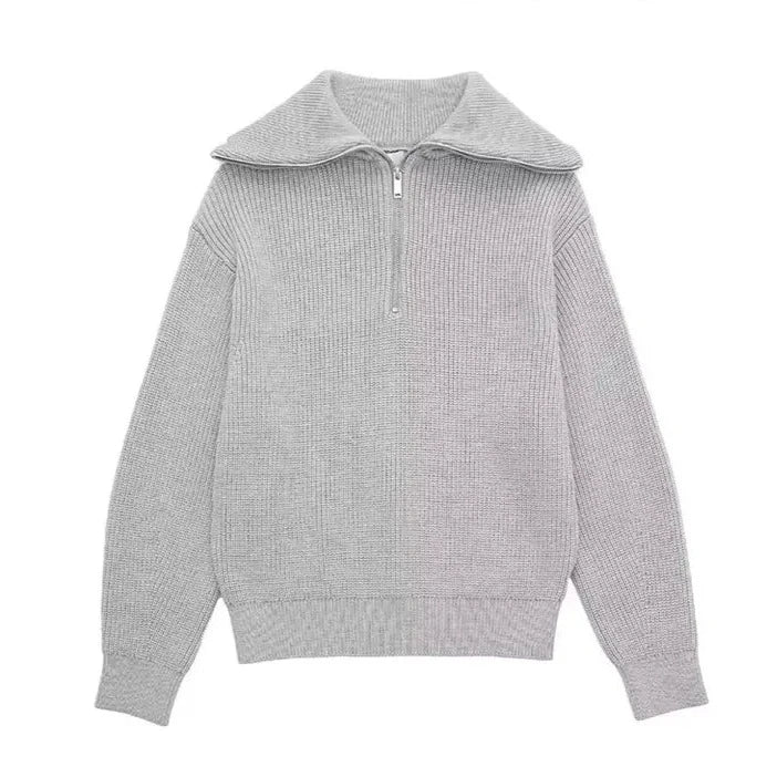 Apollo™ | Vintage gestreifter Zip-Pullover