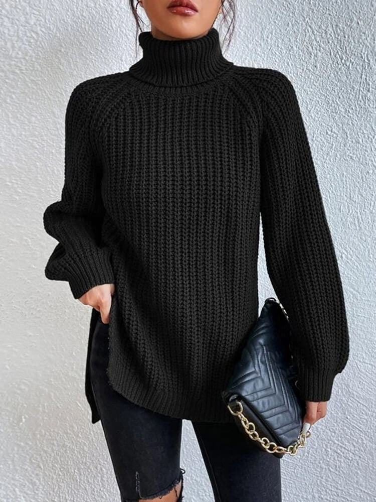 Apollo™ | Stylischer, dicker Pullover mit hohem Kragen