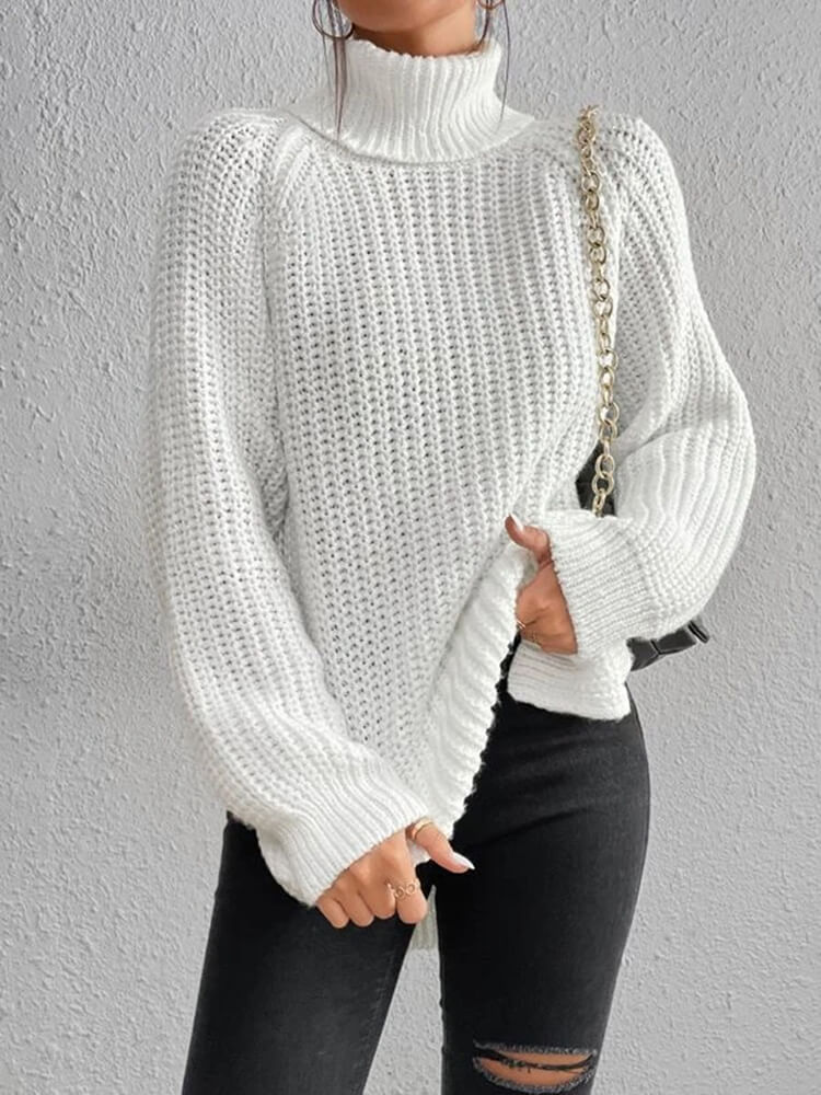 Apollo™ | Stylischer, dicker Pullover mit hohem Kragen