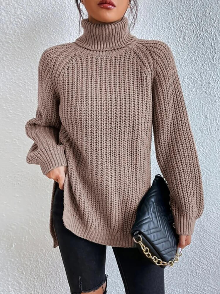 Apollo™ | Stylischer, dicker Pullover mit hohem Kragen