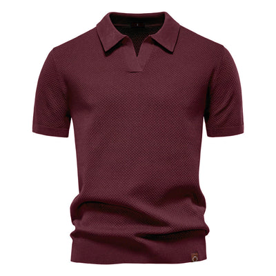 Ulrich | Strukturiertes Polo Shirt