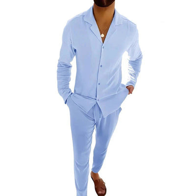 Apollo® | Sommer Leinen Herren-Set