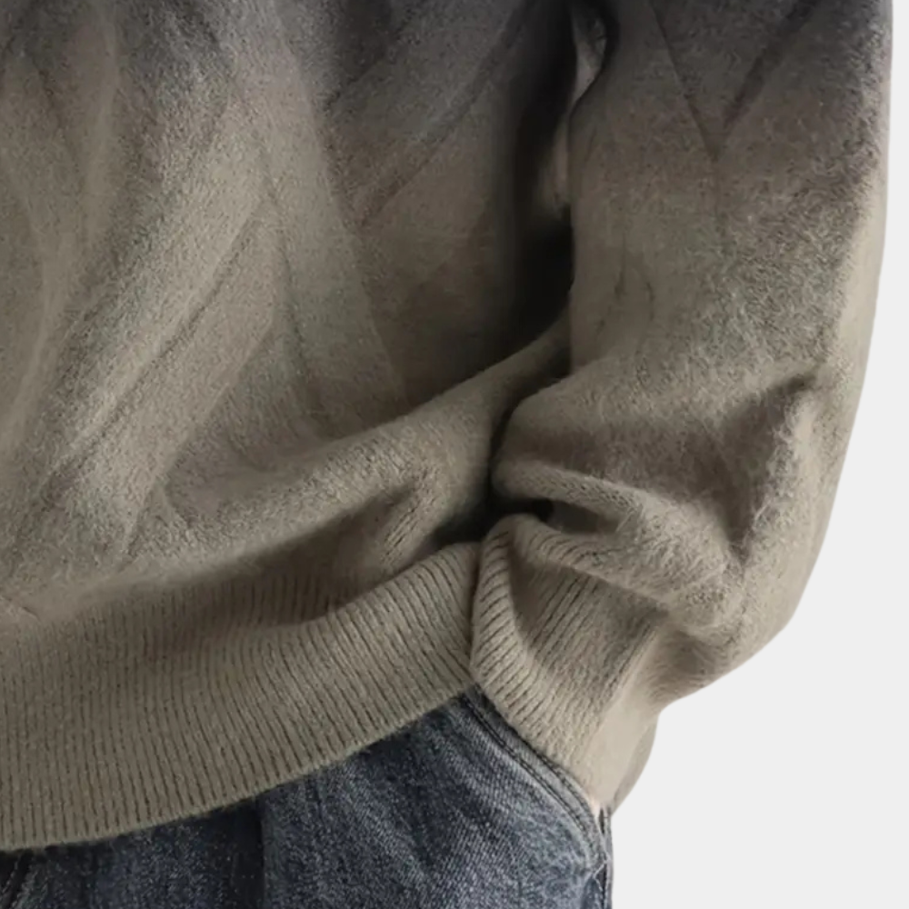 Apollo™ | Pullover mit Farbverlauf in Grau-Grün