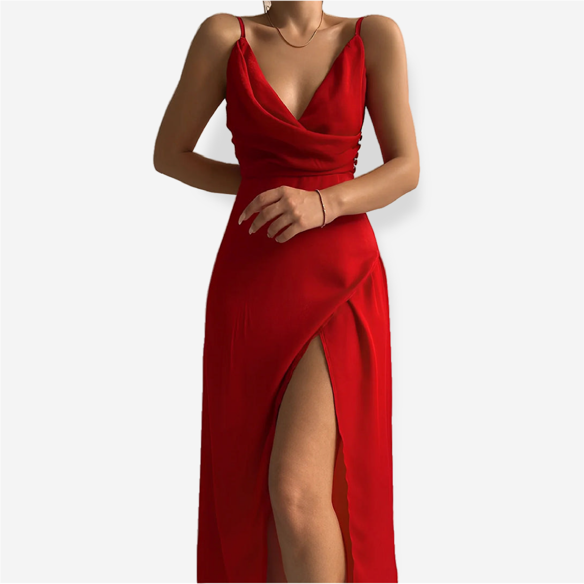 Nova Kleid mit Schlitz