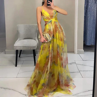 Luftiges Blumenkleid