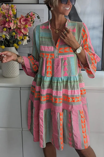 Juliane Boho Stufenkleid