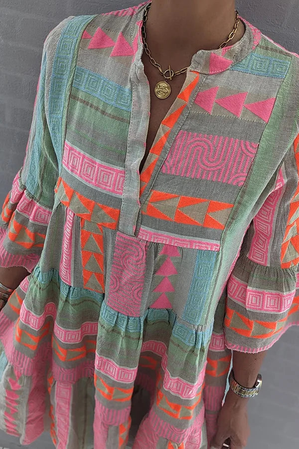 Juliane Boho Stufenkleid