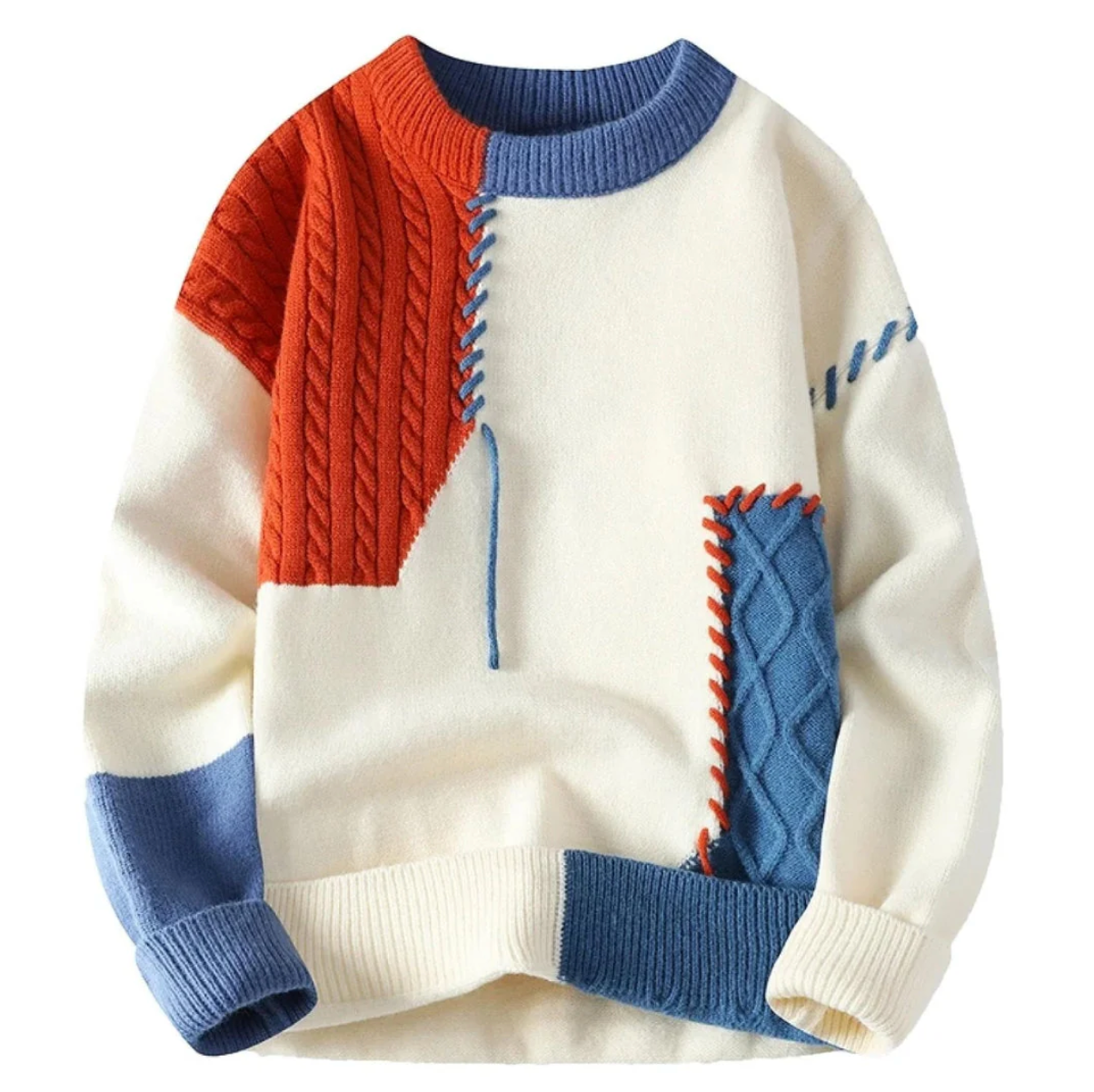 Apollo™ | Pullover mit Patchwork.
