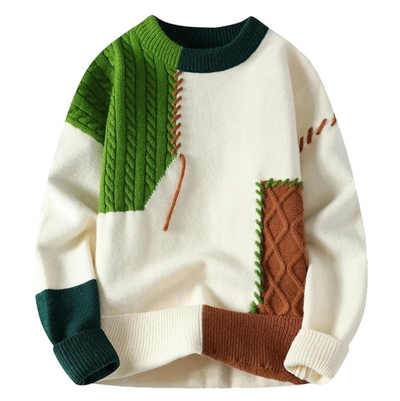 Apollo™ | Pullover mit Patchwork.