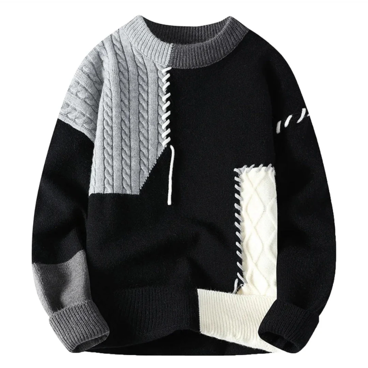 Apollo™ | Pullover mit Patchwork.