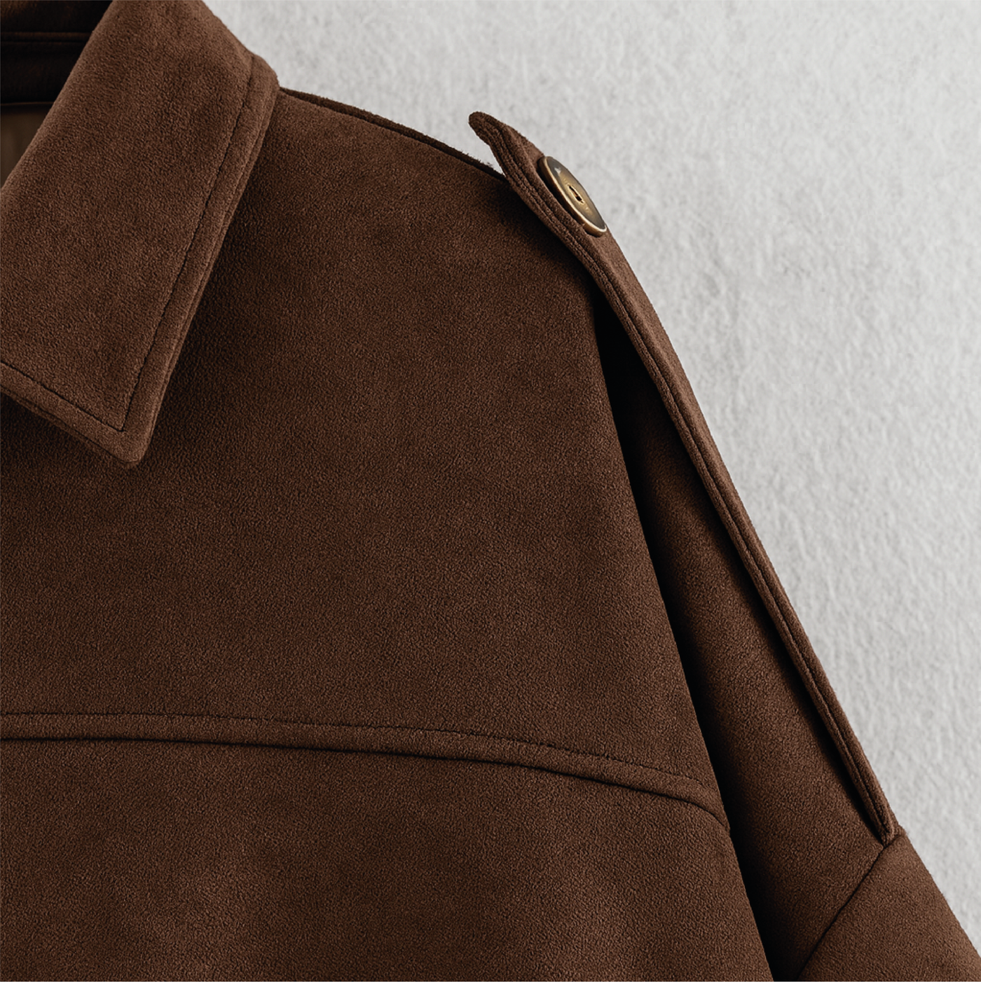 Laura – Stilvolle Oversize-Suede-Bomberjacke mit Vintage-Look