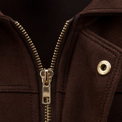Laura – Stilvolle Oversize-Suede-Bomberjacke mit Vintage-Look