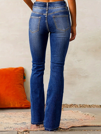 Apollo™ | Trendige High-Waist-Schlagjeans