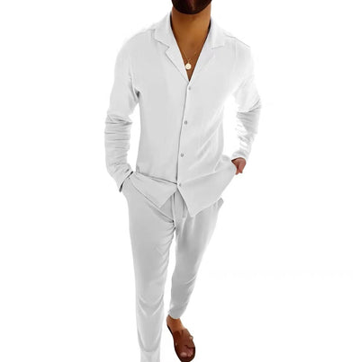 Apollo® | Sommer Leinen Herren-Set
