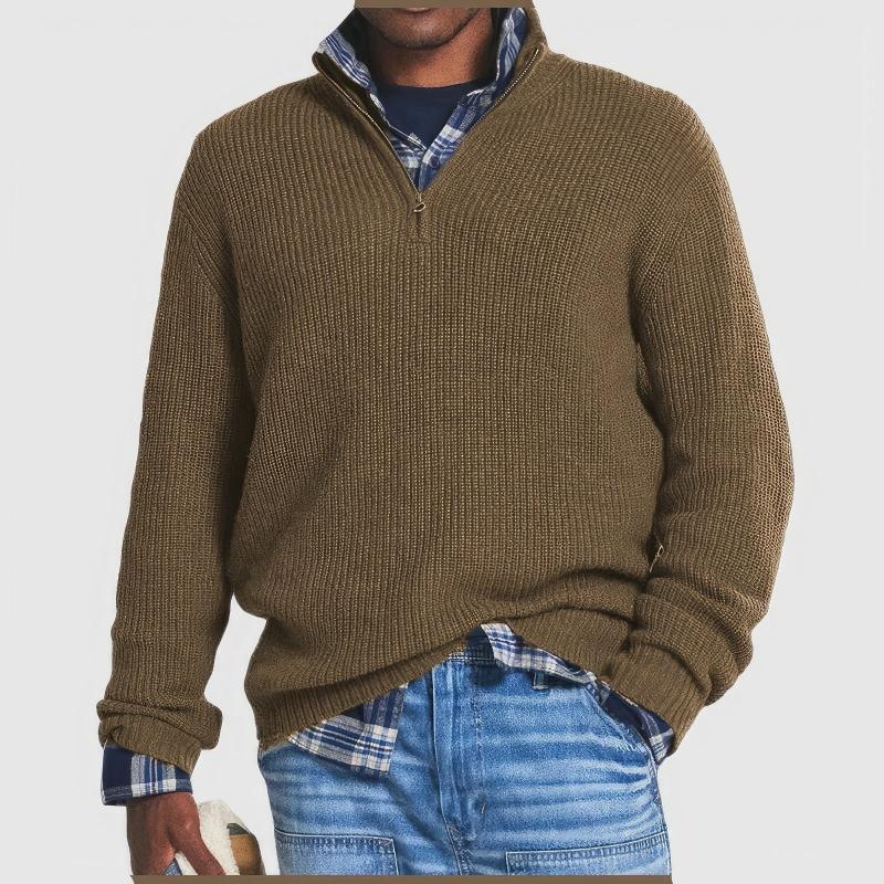 Apollo™ | Strickpullover für Herren mit Reißverschluss