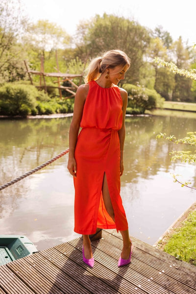 Elsa Sommerliches Midi-Kleid