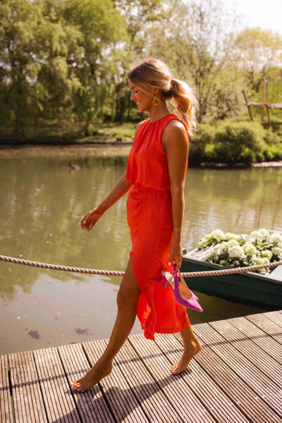 Elsa Sommerliches Midi-Kleid