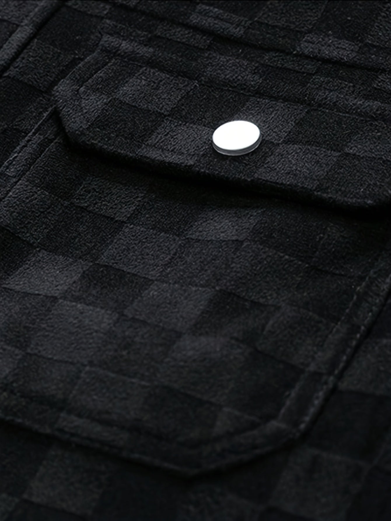 Kariertes Wildlederjacke