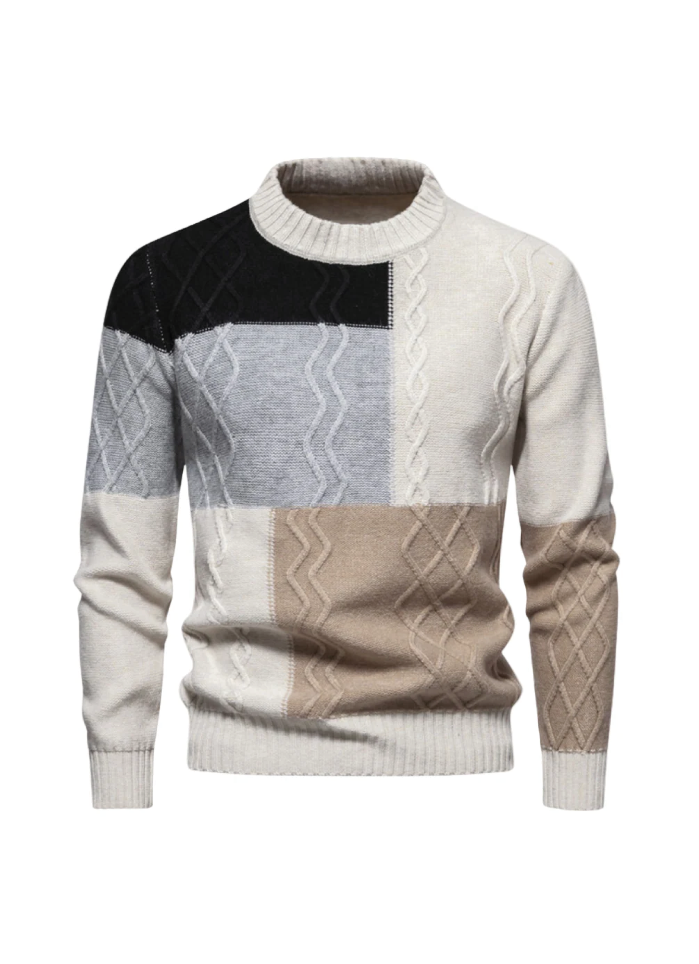 APOLLO™ | Modischer Strickpullover mit Karomuster