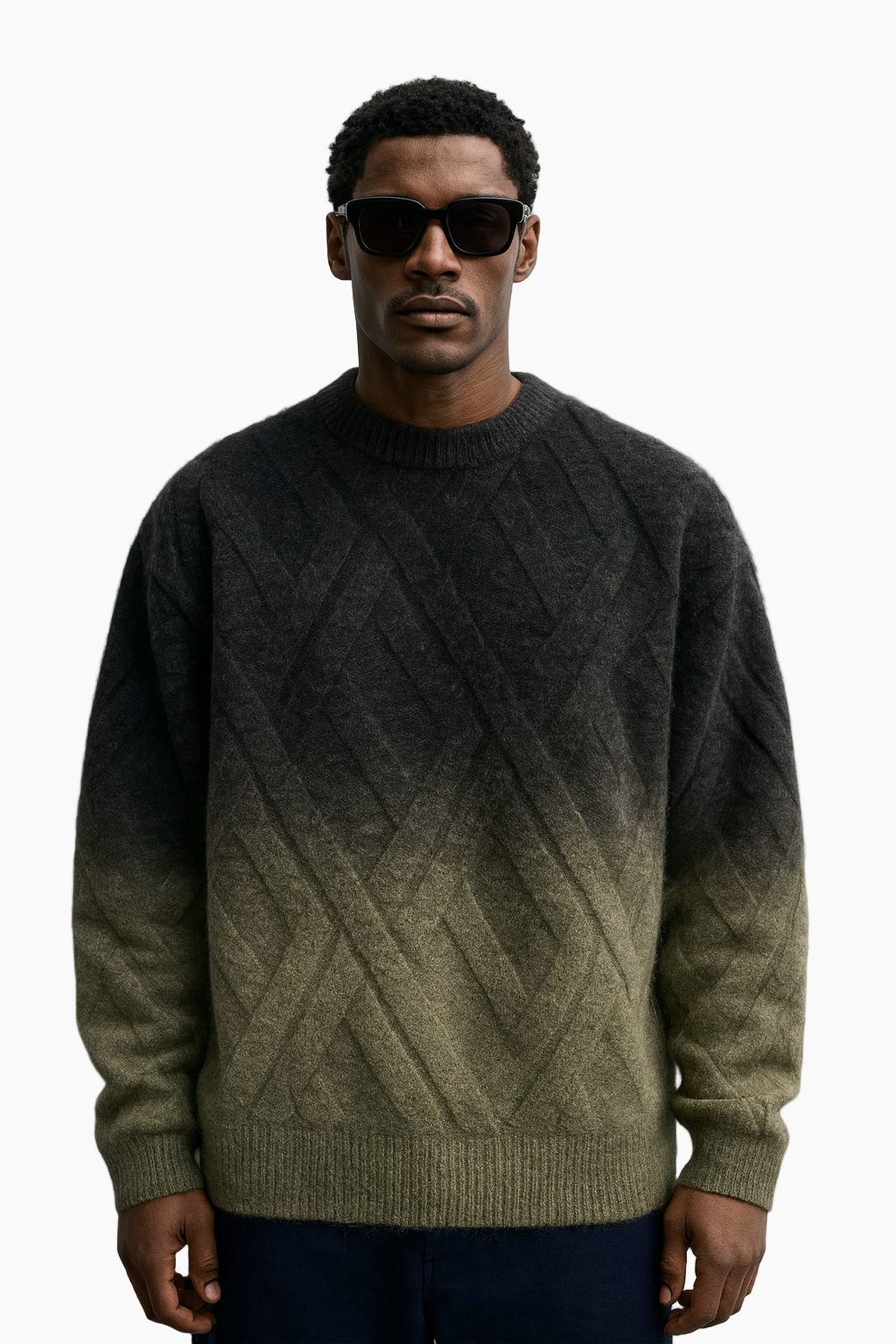 Apollo™ | Pullover mit Farbverlauf in Grau-Grün
