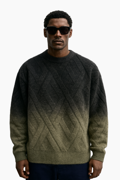 Apollo™ | Pullover mit Farbverlauf in Grau-Grün