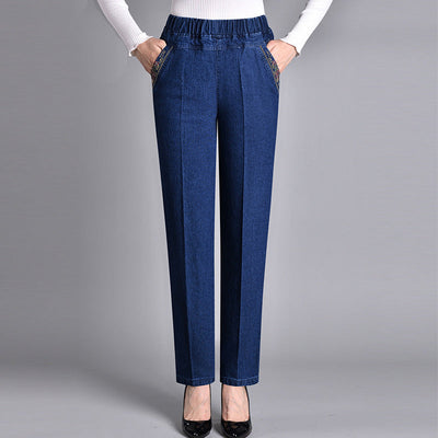 Apollo™ | Damenjeans mit Seitentaschen und elastischem Bund