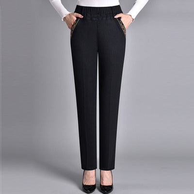 Apollo™ | Damenjeans mit Seitentaschen und elastischem Bund