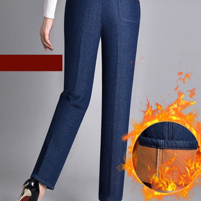 Apollo™ | Damenjeans mit Seitentaschen und elastischem Bund